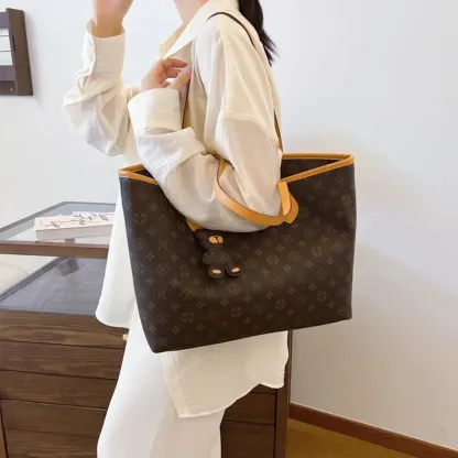 Genuine Leather Handbag for Women, Luxury Branded Crossbody Bag, Fashionable and Versatile, Scarf Decor