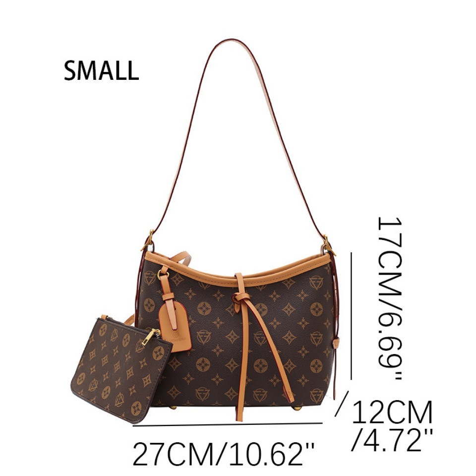 Vintage Minimalist Fashion Commuter Bag, Women's PU Texture Large Capacity Crossbody Bag Single Shoulder Underarm Tote Bag