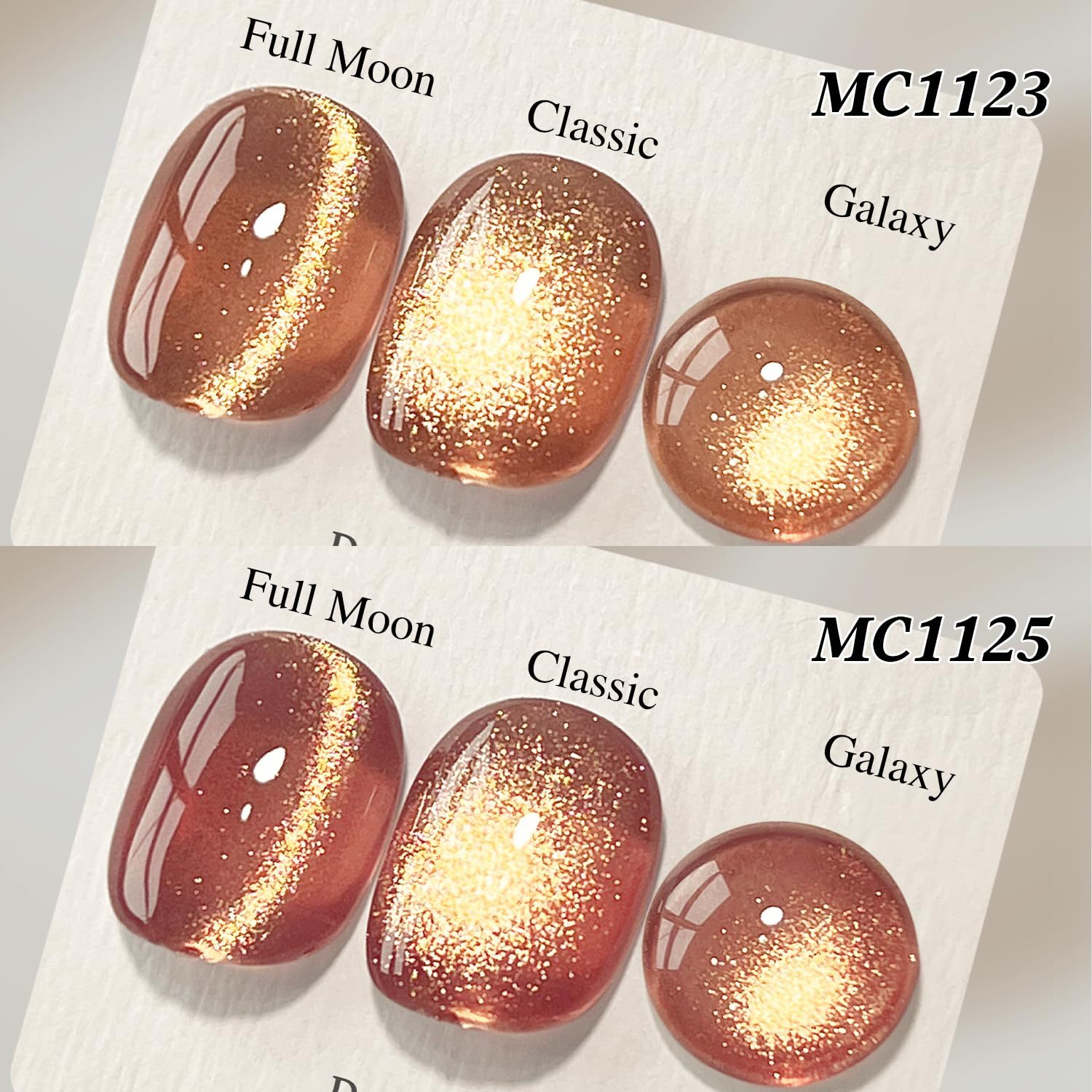 Dual Rhythm Cat Eye Gel Nail Polish Shimmer Glitter Powder with Magnet 9D Holographic Reflective Magnetic UV Nail Polish Set