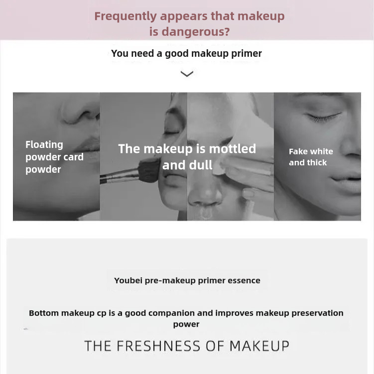 DDF&Camille/DC Makeup Primer Essence Makeup Primer Long-lasting Oil Control Moisturizing Brightening Skin Refreshing Genuine