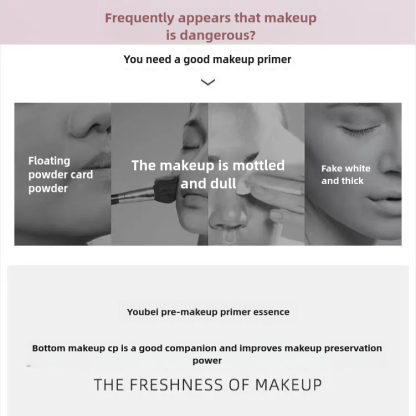 DDF&Camille/DC Makeup Primer Essence Makeup Primer Long-lasting Oil Control Moisturizing Brightening Skin Refreshing Genuine