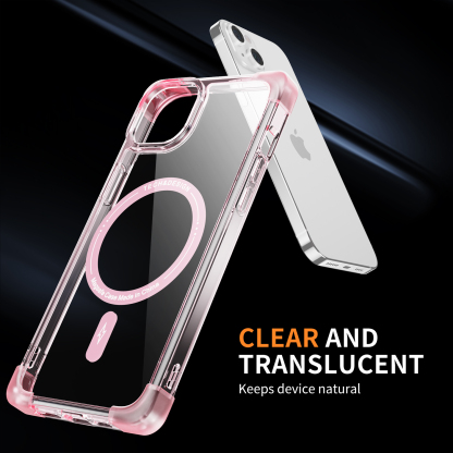 Square frosted too empty shell magnet