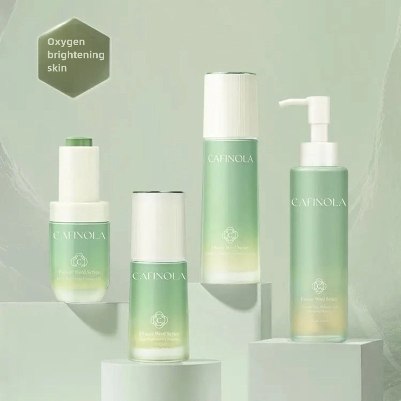 【4 piece set】Youthful Skin Active Qinfulin Essence Shrinks Pores and Replenishes Moisturizing Lotion Moisturizing Repair