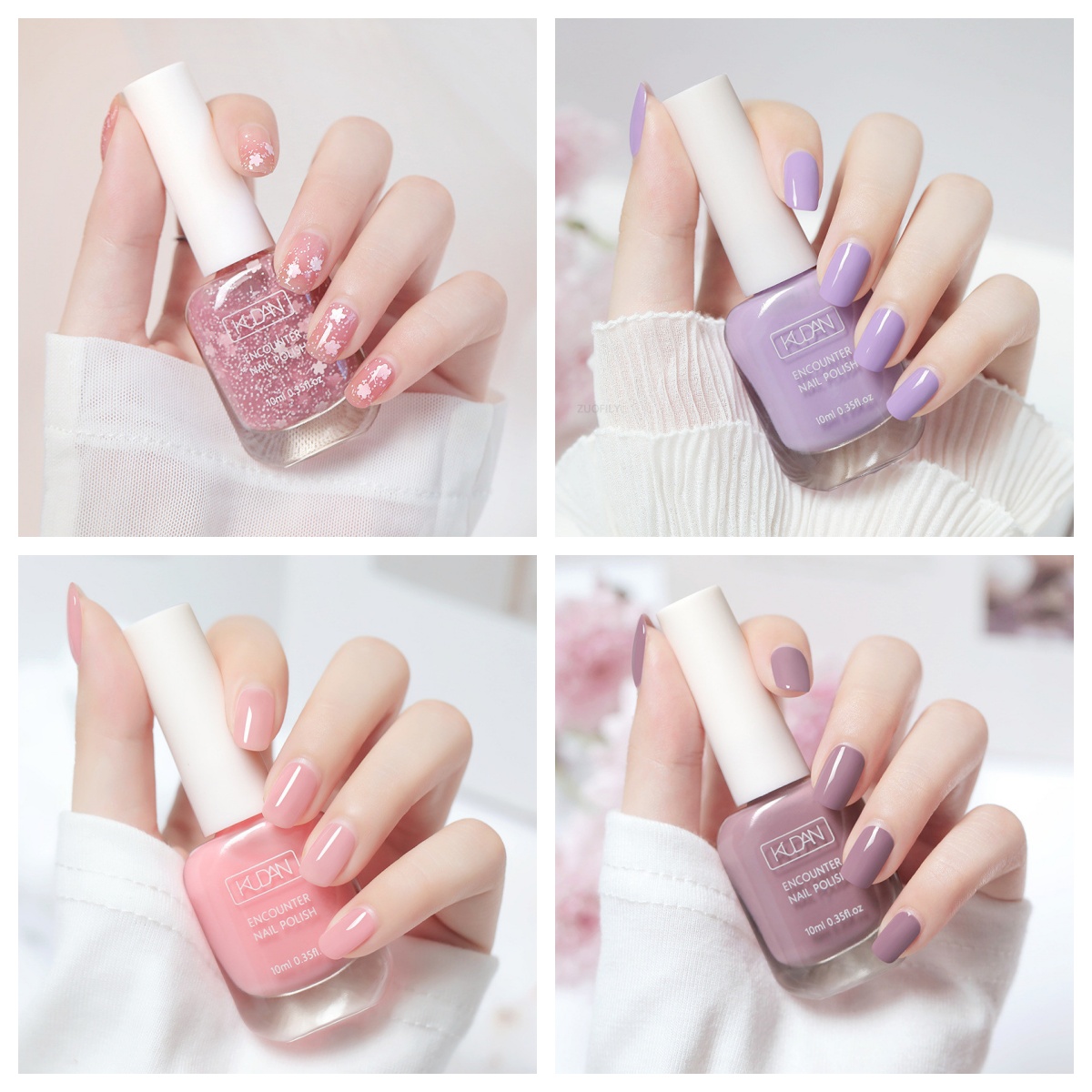 Water-based nail polish, long-lasting, peelable, quick-drying, no-bake semi-permanent varnish, fashionable manicure