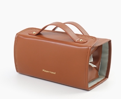 Leather Waterproof Cosmetic Bag