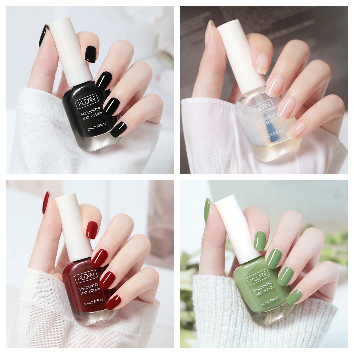 Water-based nail polish, long-lasting, peelable, quick-drying, no-bake semi-permanent varnish, fashionable manicure