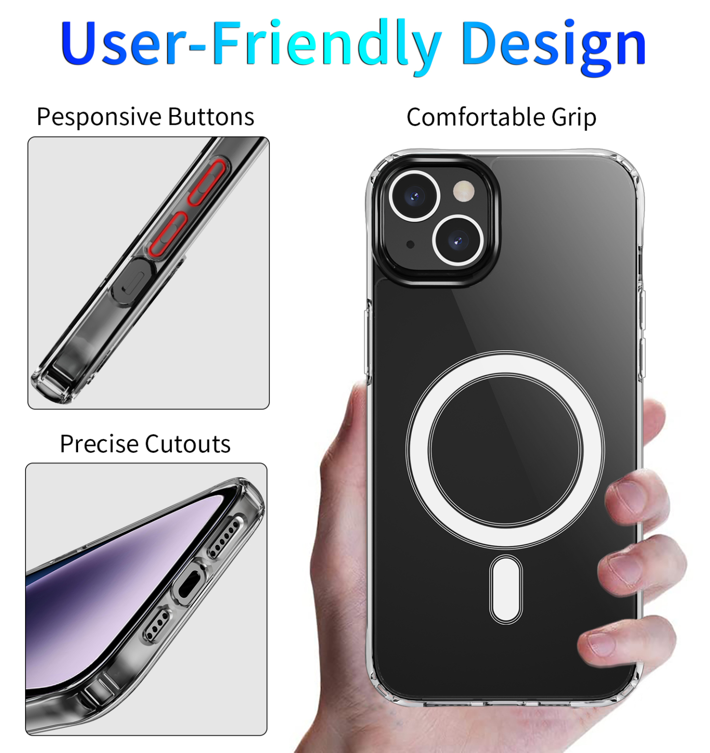 Four corner anti-fall acrylic series