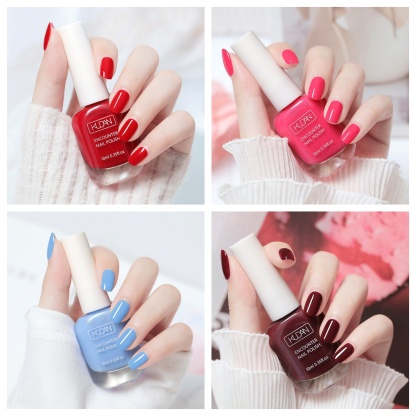 Water-based nail polish, long-lasting, peelable, quick-drying, no-bake semi-permanent varnish, fashionable manicure