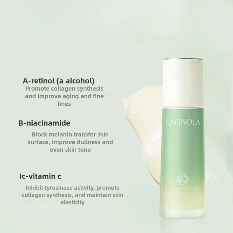 【4 piece set】Youthful Skin Active Qinfulin Essence Shrinks Pores and Replenishes Moisturizing Lotion Moisturizing Repair