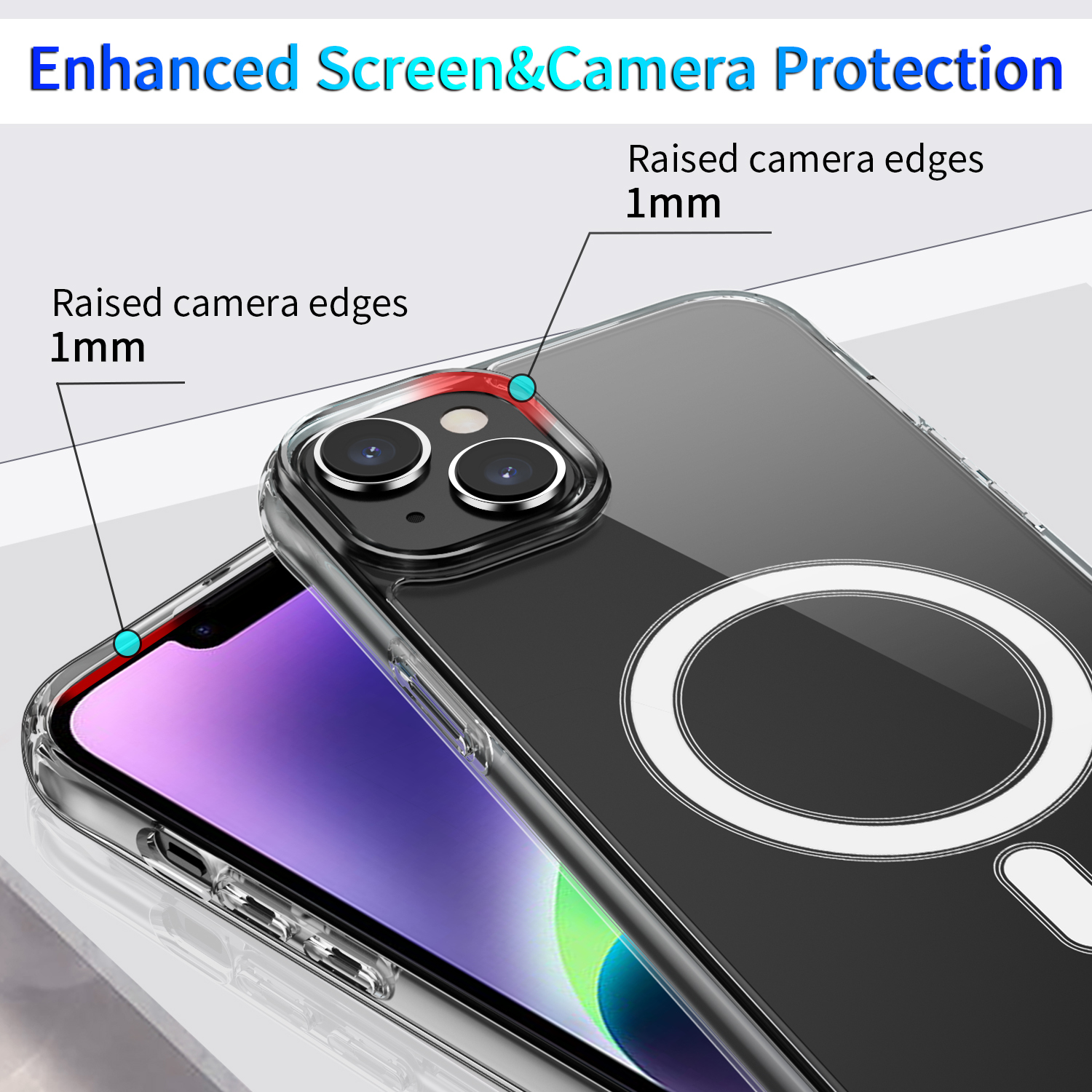 Four corner anti-fall acrylic series