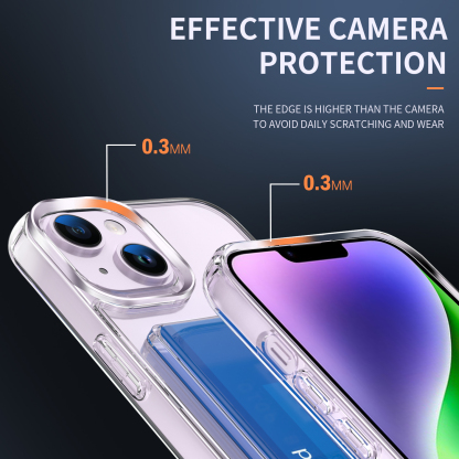 Corner anti-fall acrylic + side insert card