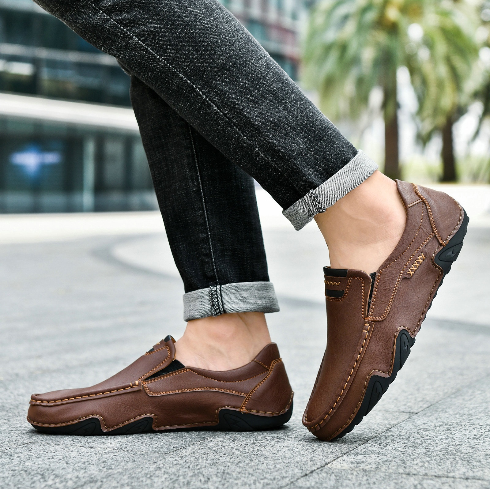 🔥70% OFF TODAY🔥 Men's Fashion Calfskin Leather Shoes