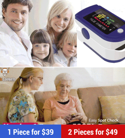 Fingertip blood oxygen detector