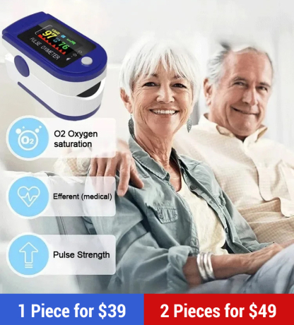 Fingertip blood oxygen detector