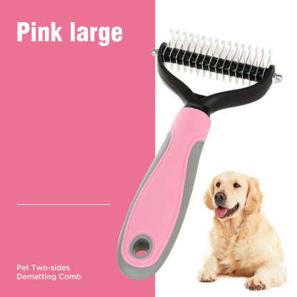 Pet Grooming Brush, easy to solve the hair knots