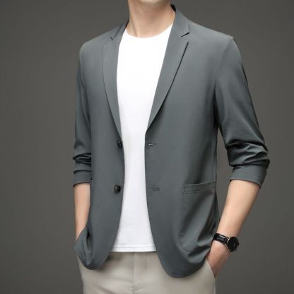 Men's lightweight casual suit jacket