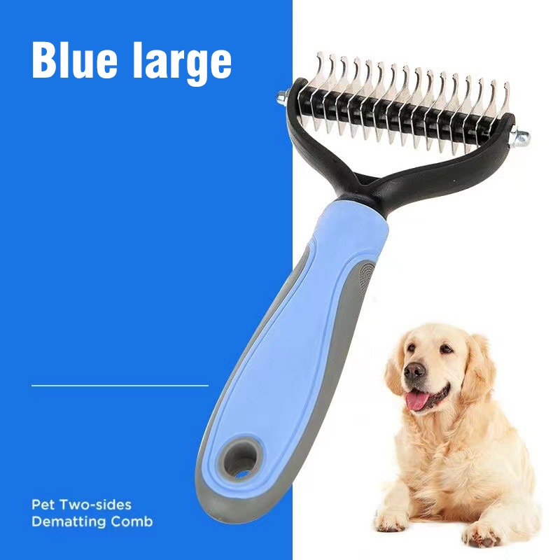 Pet Grooming Brush, easy to solve the hair knots