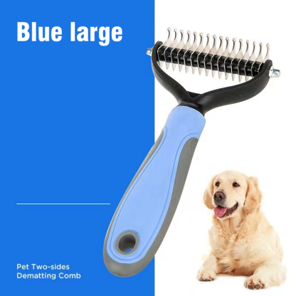 Pet Grooming Brush, easy to solve the hair knots
