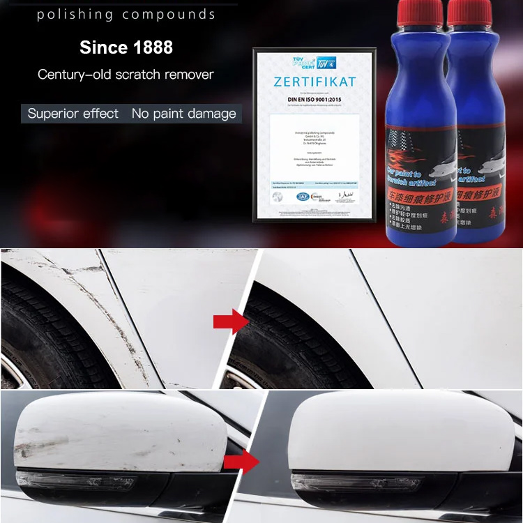 Century-old scratch remover authorized by German brand