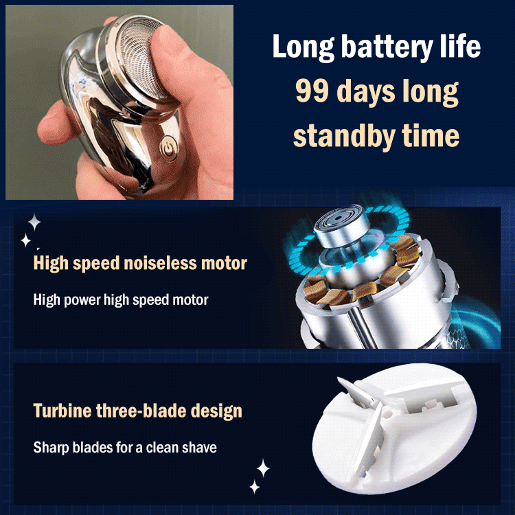 Gradient Space Stone Gradient Mini Shaver