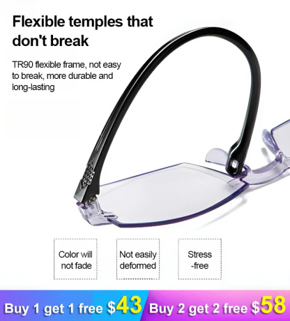 Intelligent zoom anti blue light presbyopia glasses
