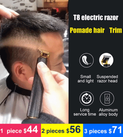 Slicked hair carving scissors