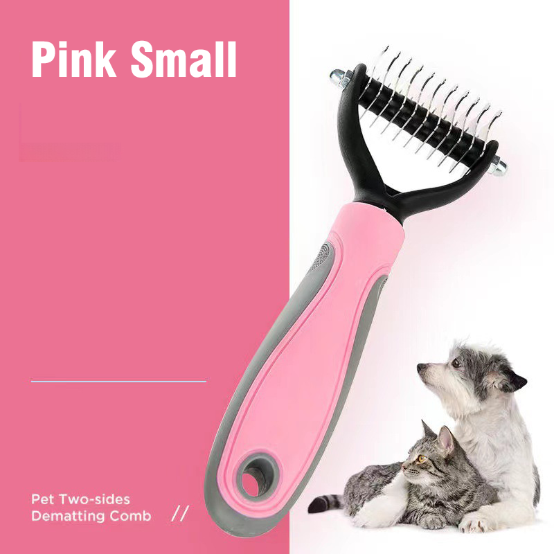 Pet Grooming Brush, easy to solve the hair knots
