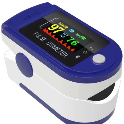 Fingertip blood oxygen detector