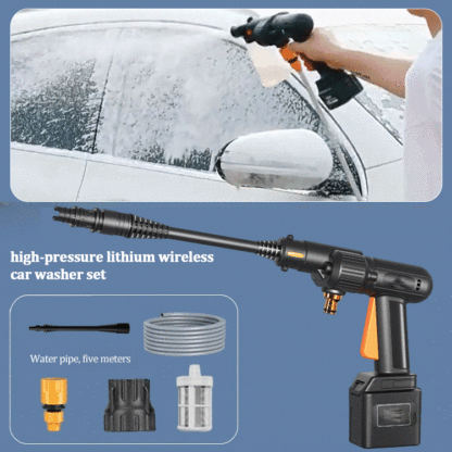 high pressure lithium wireless car washer set