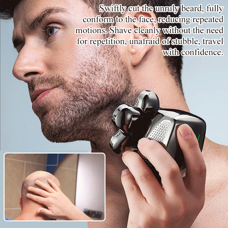 Seven Blade Head Shaver