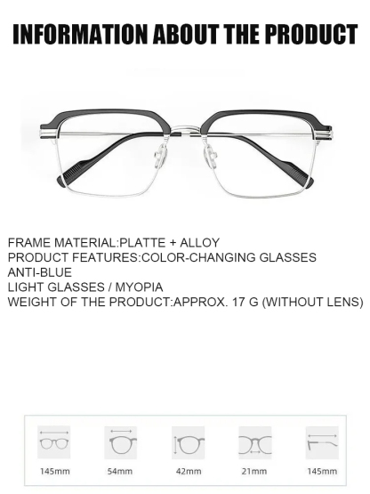 Unisex Large Frame Non-Prescription Safety Glasses