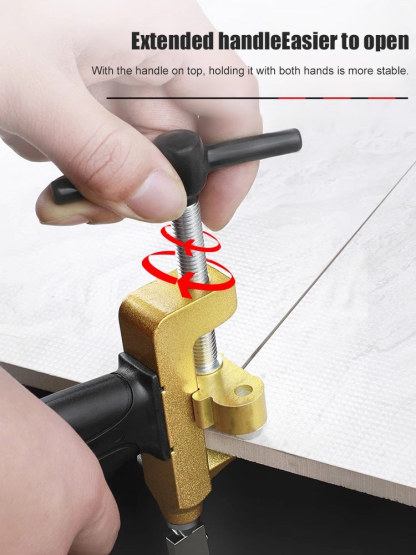 Integrated Glass Cutter and Tile Opener