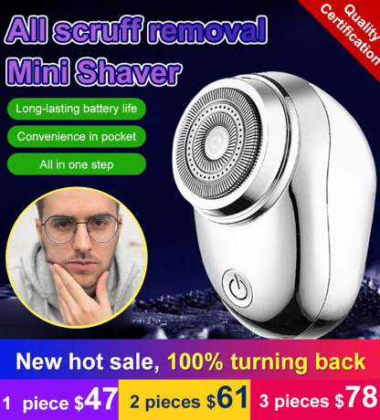 Mini electric razor