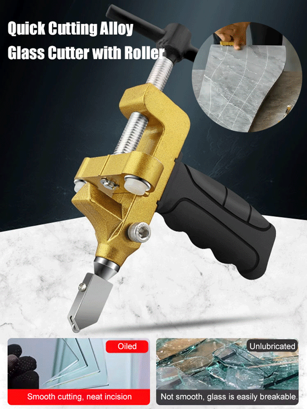 Integrated Glass Cutter and Tile Opener
