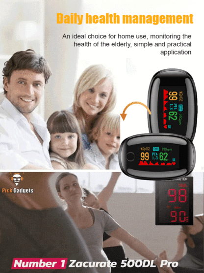TFT finger clip home blood oxygen saturation monitoring gemstone oximeter
