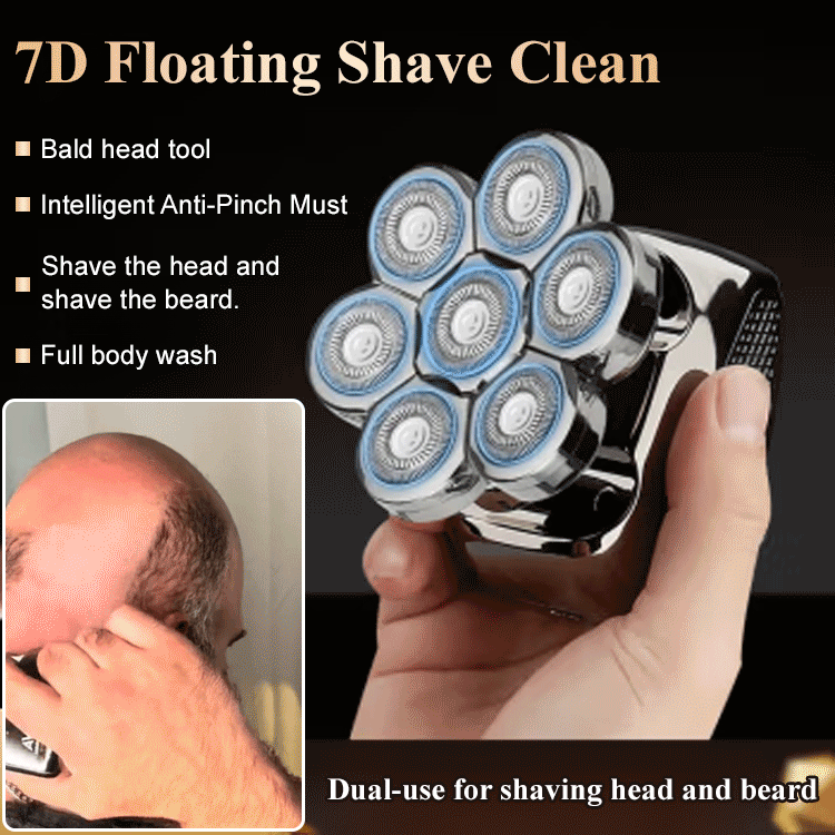 Seven Blade Head Shaver