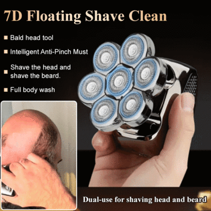 Seven Blade Head Shaver