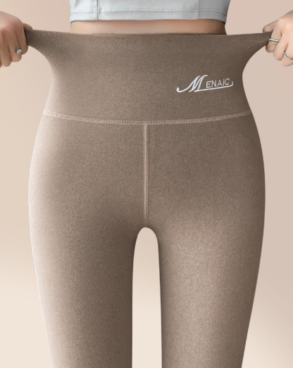 Fleece-lined shaping pants