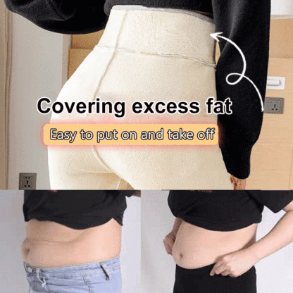 Cashmere bottoming pants