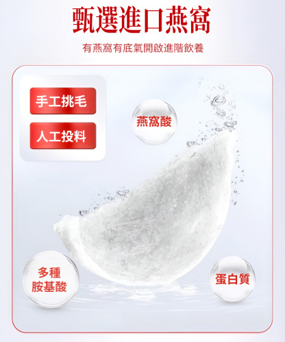 【宛如鮮燉】無蔗糖即食免煮燕窩銀耳羹