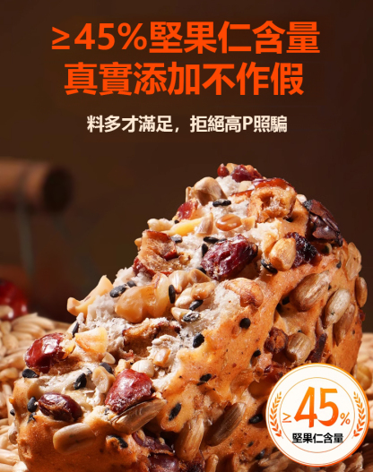【低糖飽足】堅果八寶歐包