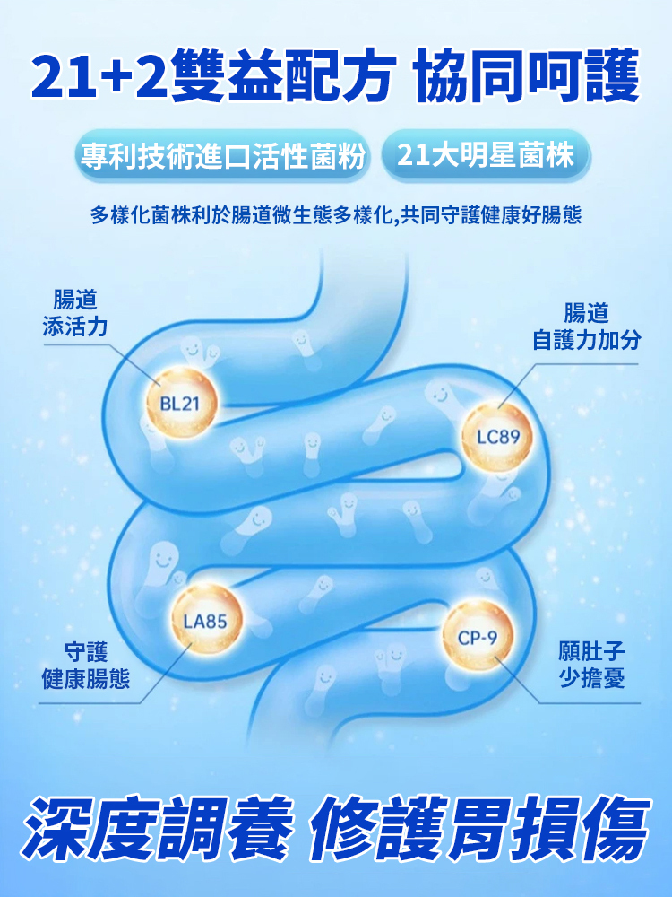 【護腸胃去口臭】益生菌凍乾粉