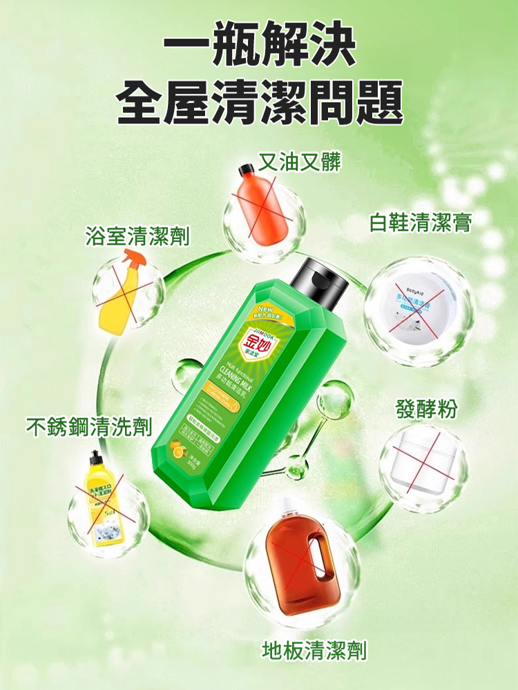 【太牛了！ 】多功能清潔劑，溫和不刺激！