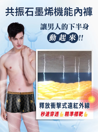 男士機能平角褲透氣四角褲