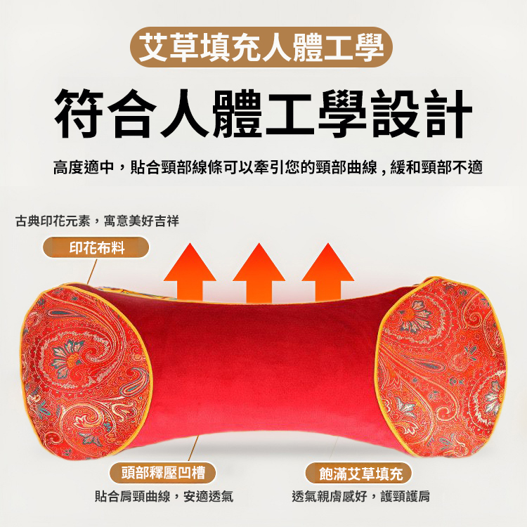 【頸部活血】加熱艾草護頸枕