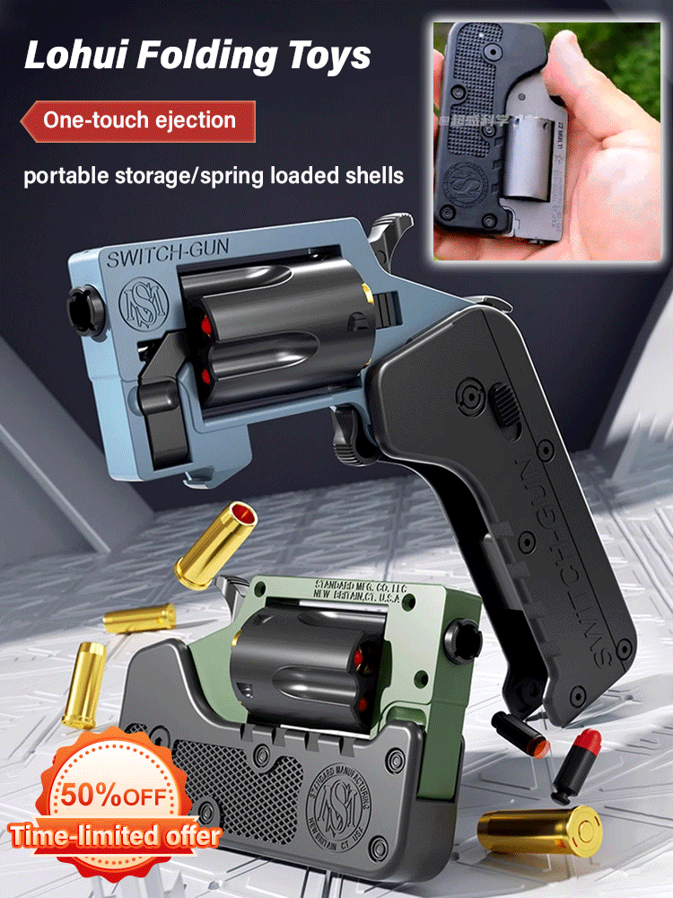 Folding turret launcher