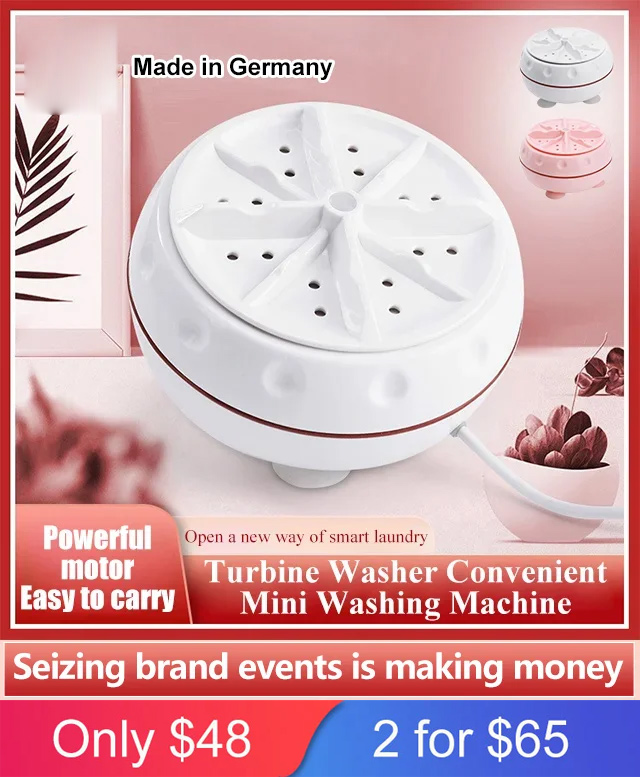 Turbo Suction Cup Lazy Laundry Washing Machine