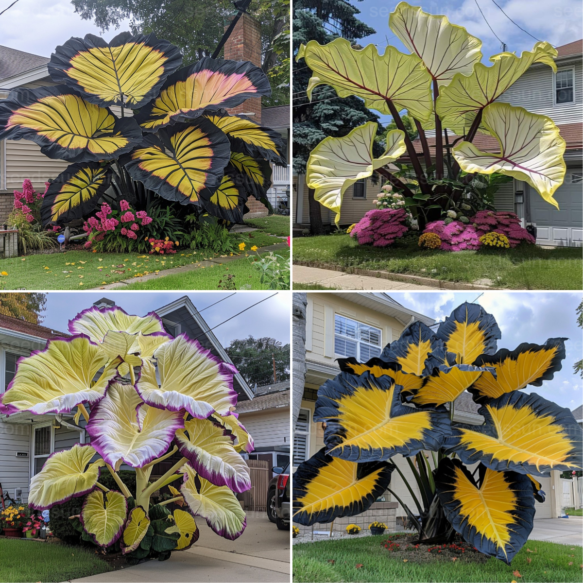 Colorful Giant Caladium Seeds Set