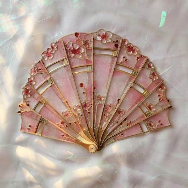 Cherry blossom hand fan