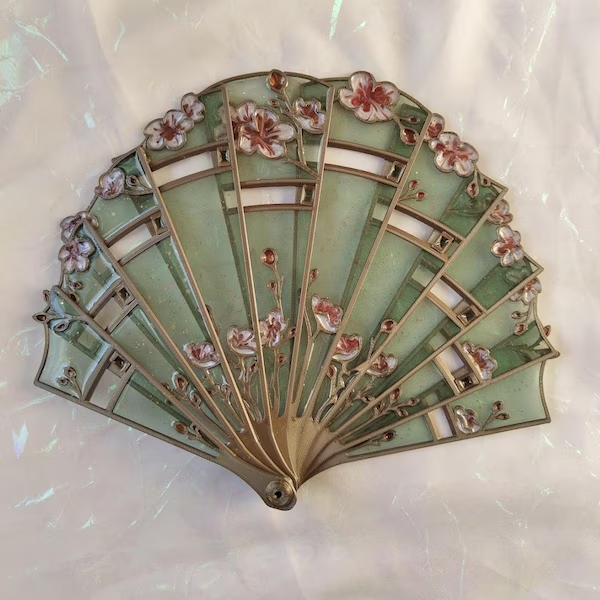 Cherry blossom hand fan